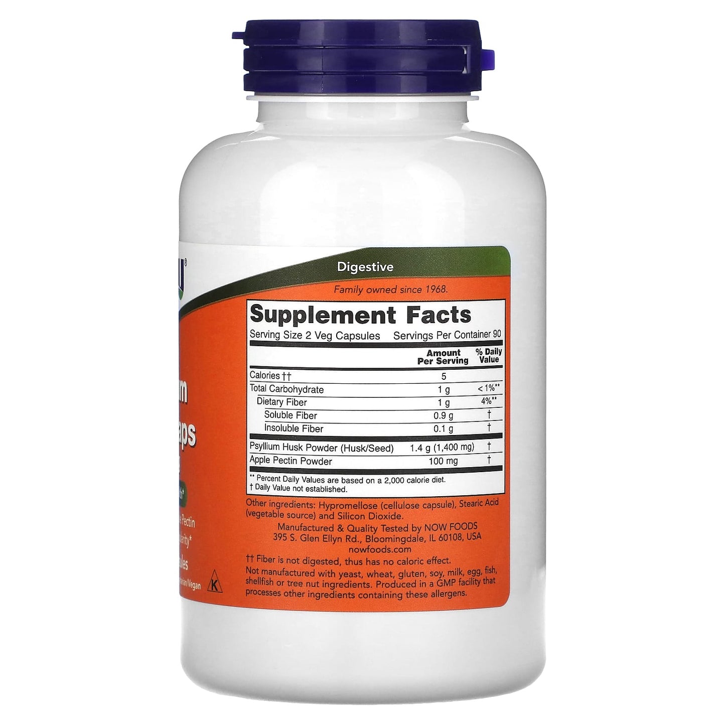 Supplement bottle with label showing 'Supplement Facts' on a white background