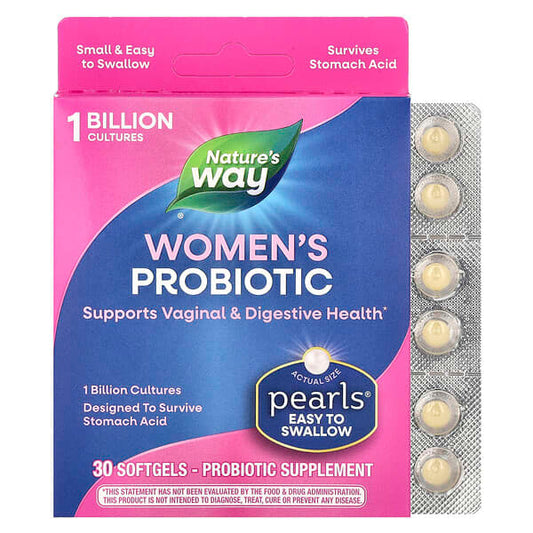 Women's Probiotic Pearls, 1 Billion CFU, 30 Softgels