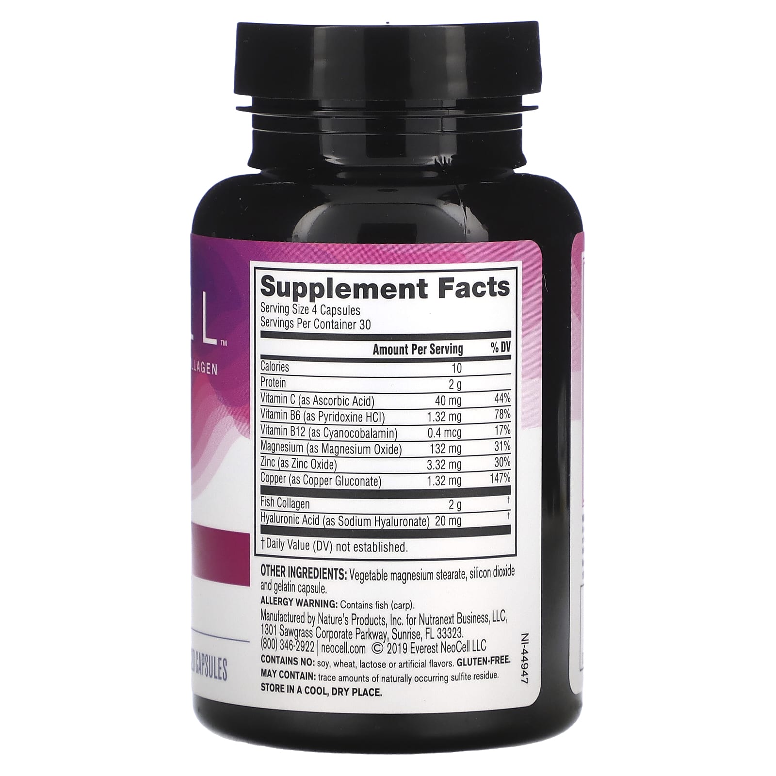 Neocell, Marine Collagen, 120 Capsules