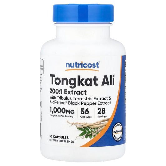 Nutricost, Tongkat Ali, 1,000 mg, 56 Capsules (500 mg per Capsule)