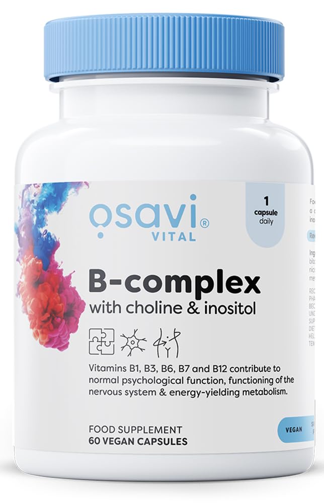 Osavi B Complex with Choline &amp; Inositol - 60 Vegan caps