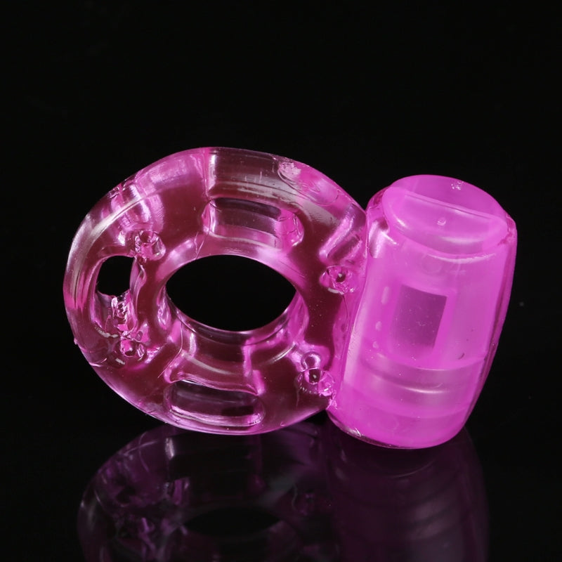 Pink Vibrating Cock Ring 1 Piece