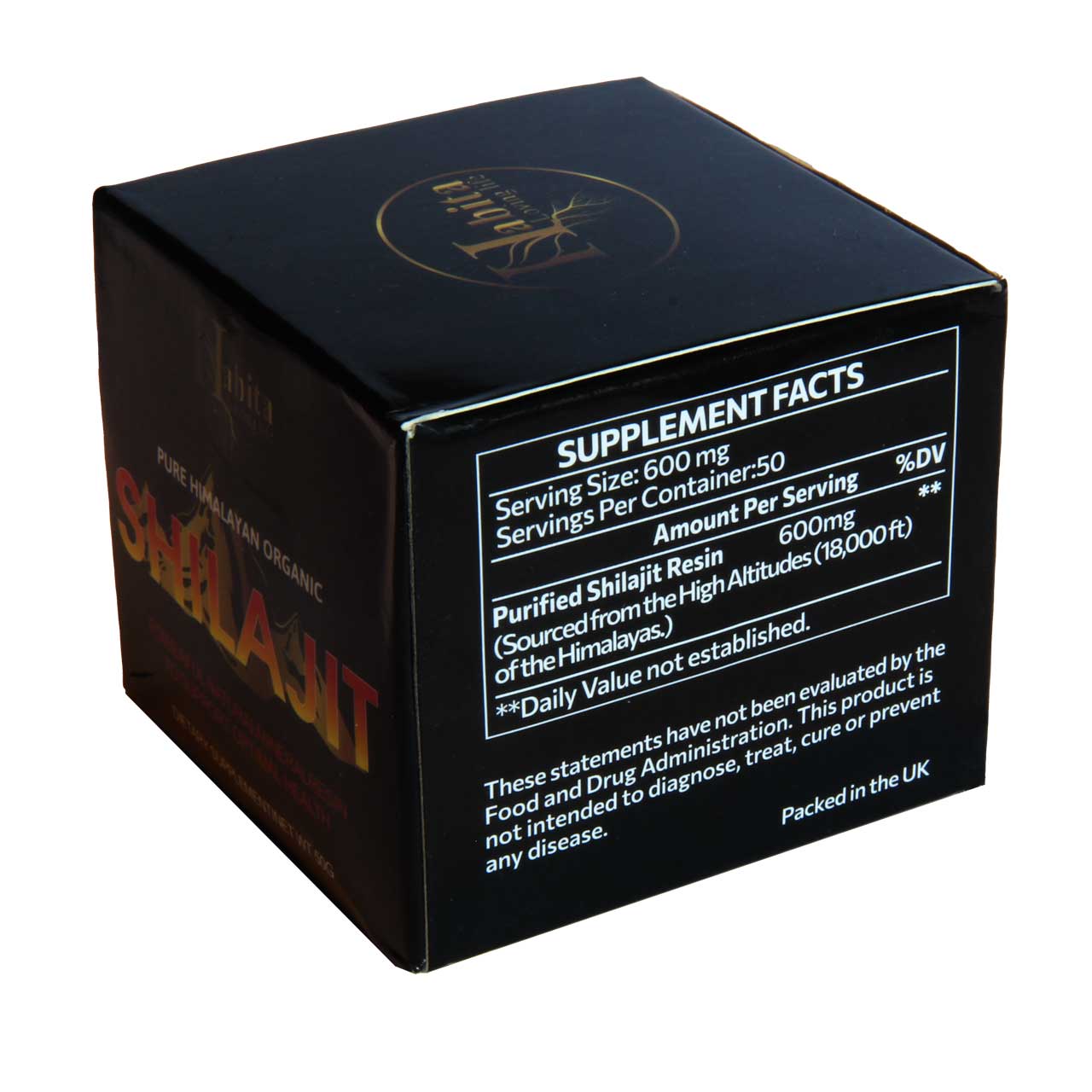 Pure Himalayan Organic Shilajit Resin Fulvic Acid Lab Tested Vegan 100% Pure 50g