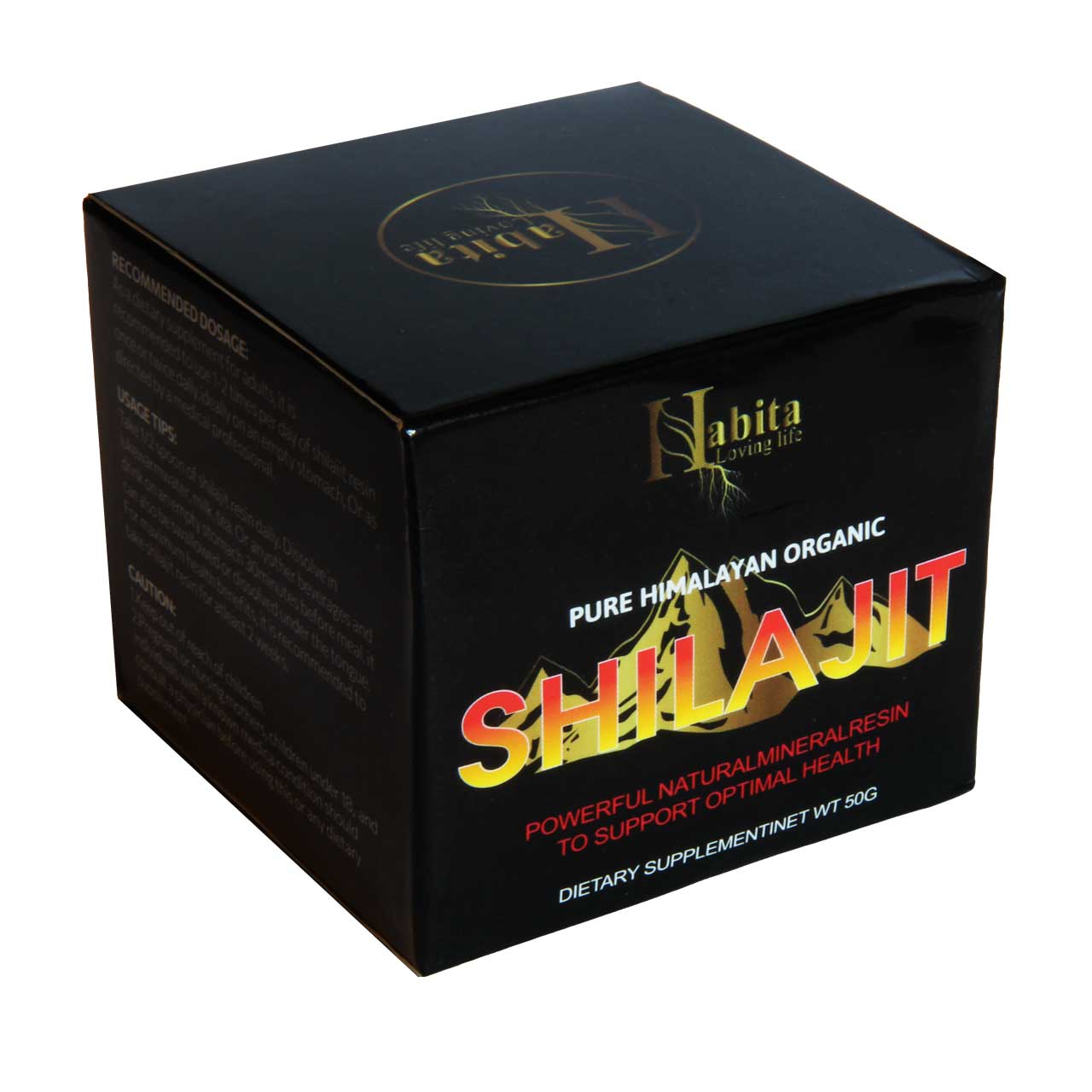 Pure Himalayan Organic Shilajit Resin Fulvic Acid Lab Tested Vegan 100% Pure 50g