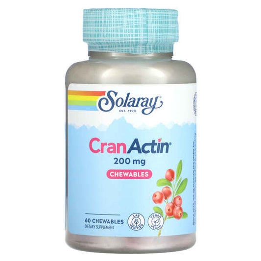 Solaray, Cranactin, Chewables,Cranberry 200 Mg, 60 Chewables