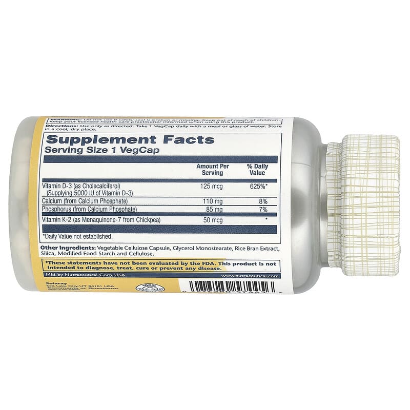 Supplement bottle with label showing 'Supplement Facts' on a white background