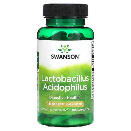 Swanson, Lactobacillus Acidophilus, 1 Billion CFU, 100 Capsules