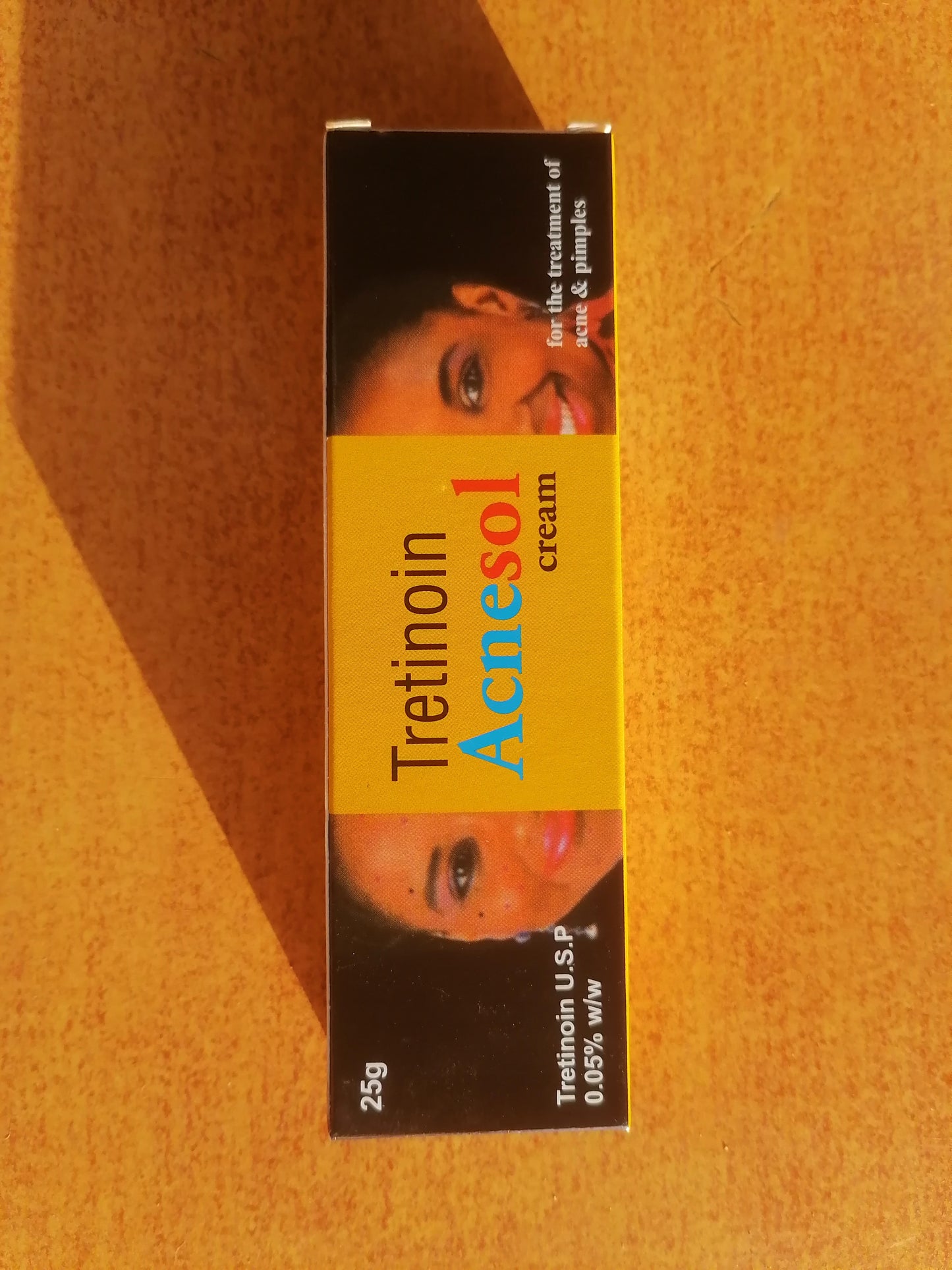 Tretinoin 0.05% acnesol cream for hyperpigmentation, acne and pimples management