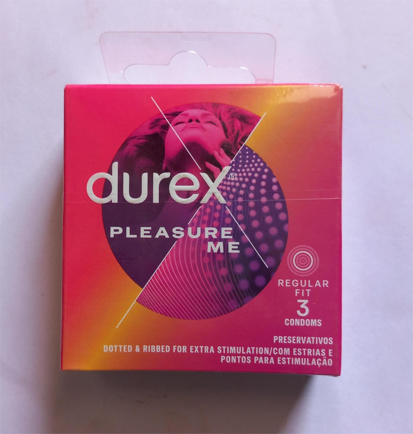 Durex Pleasure Me Nervuré et Perlés Pack de 3