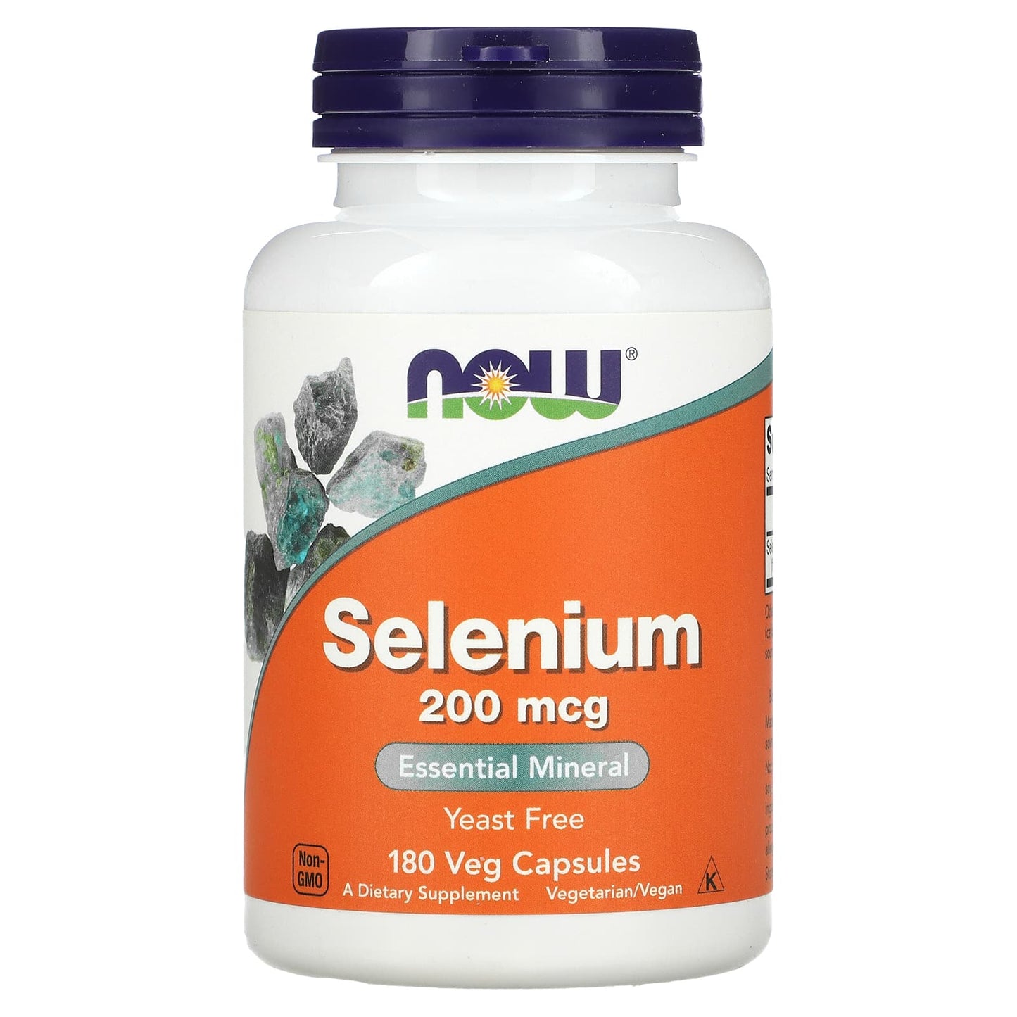 NOW Foods, Selenium, 200 McG, 180 Veg Capsules