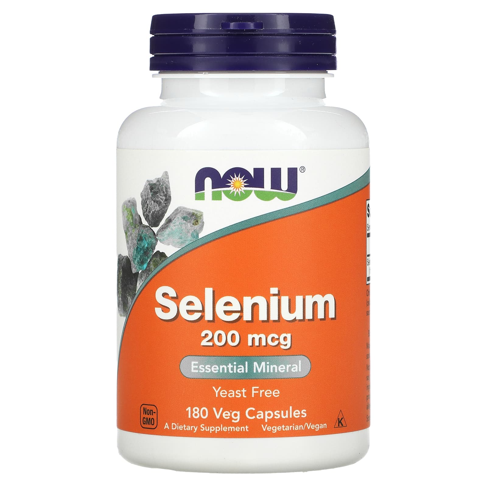 NOW Foods, Selenium, 200 McG, 180 Veg Capsules