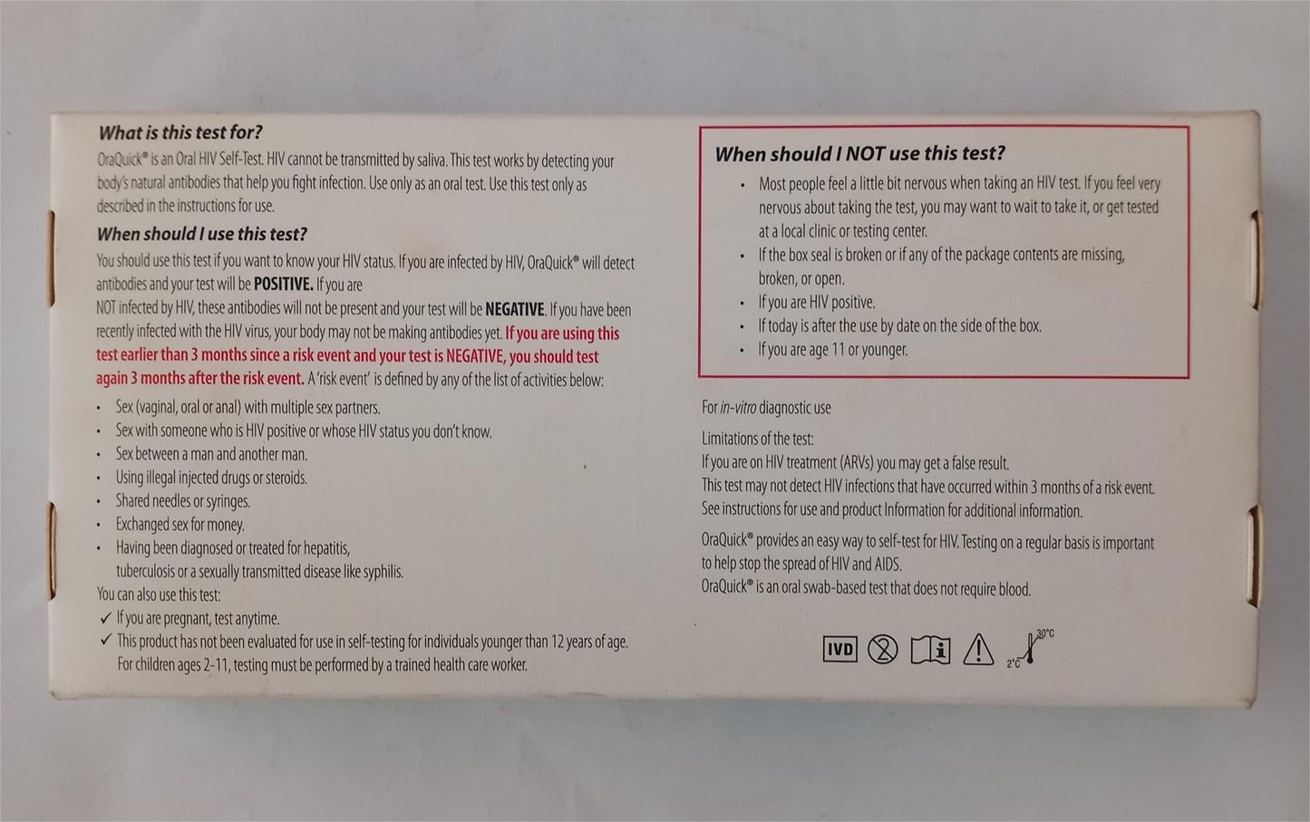 Box with text and instructions on a white background