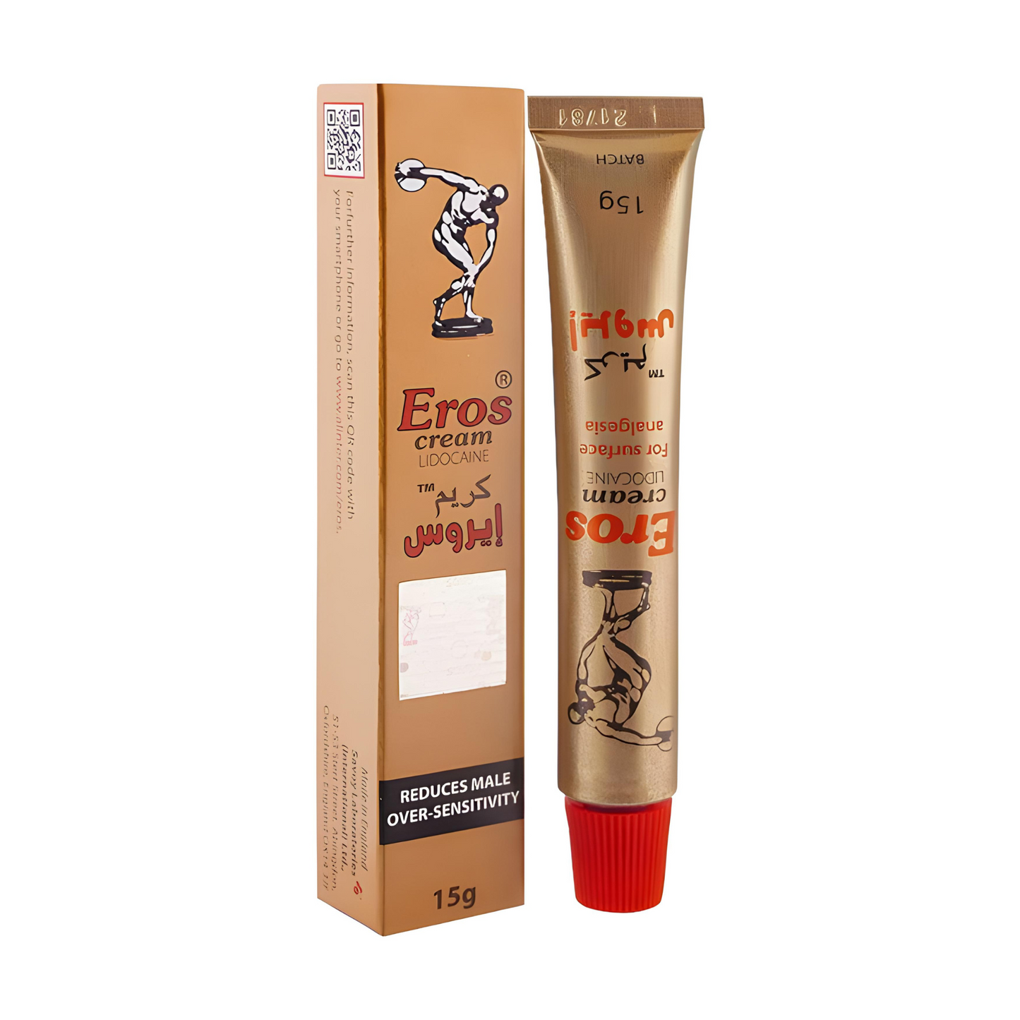 Crème retardante Eros pour retarder l'éjaculation