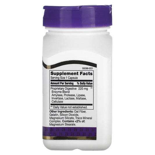 21st Century Digestive Enzymes Capsules, 60 Count