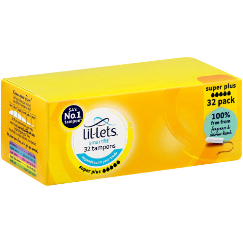 Lil-Lets
Tampons SmartFit Super Plus, paquet de 32