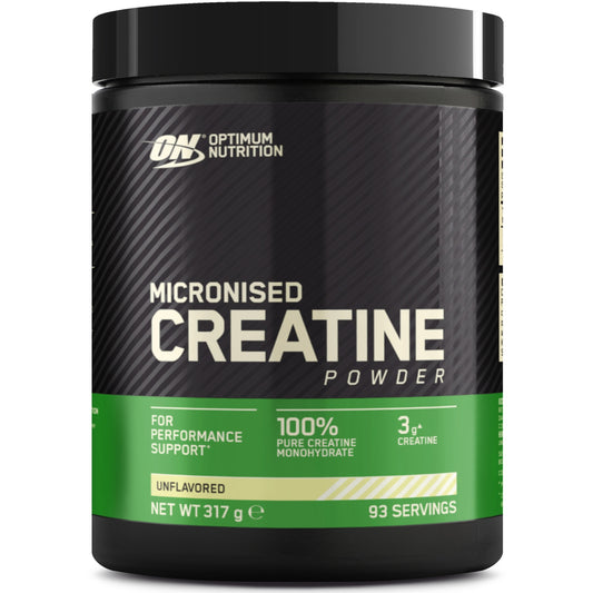 Optimum Nutrition Créatine Monohydrate Micronisée 93 Portions, 375g, Pure