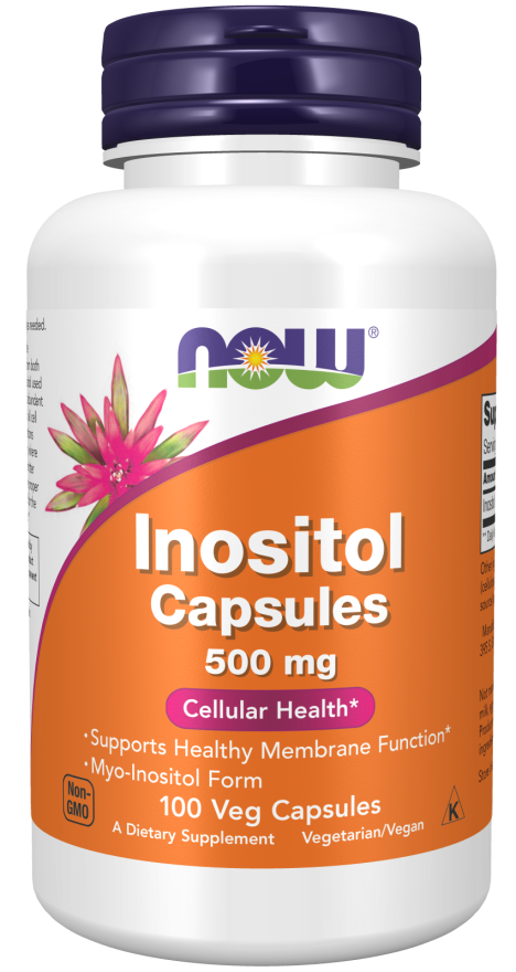 Inositol 500mg 100 Veg Caps Supports Metabolism