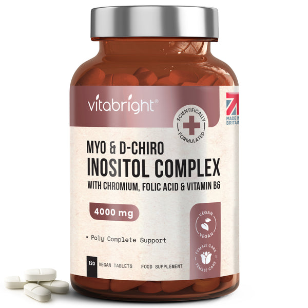 Vitabright Myo/D-Chiro Inositol Chewables: PCOS/Fertility Support