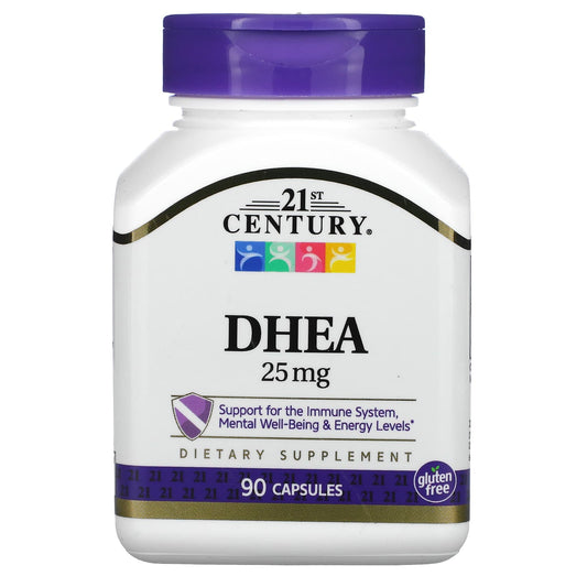 21st Century DHEA 25 Mg Capsules, 90 Count for immunity support