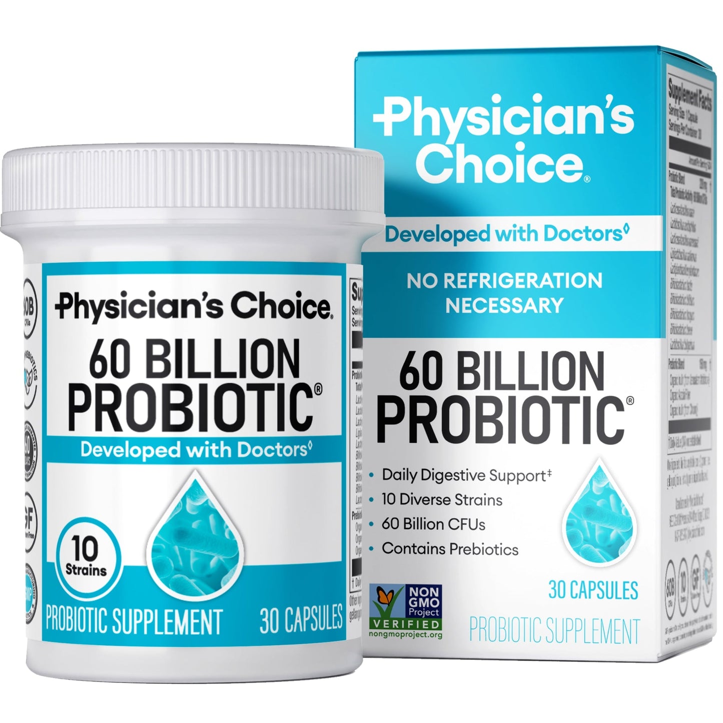 Physicians Choice 60 Billion Probiotic: Digestive, Immune Health Support