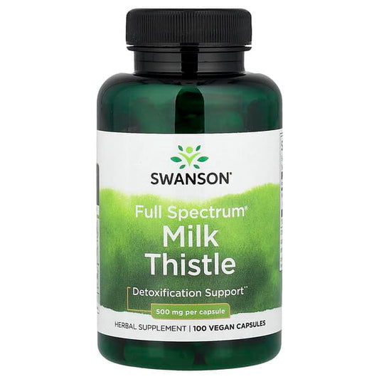 Swanson, Full Spectrum Milk Thistle, 500 mg, 100 Vegan Capsules