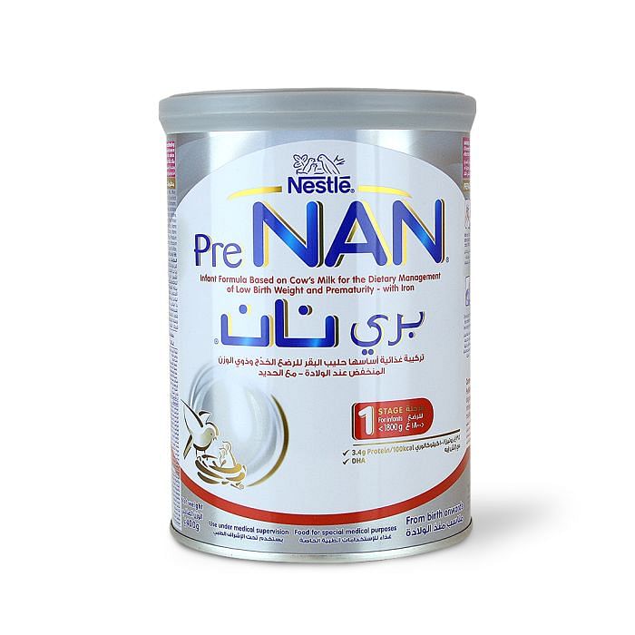 Nestle Prenan Stage 1 Milk 400g Premature Baby and low birth weight 0 To 12 Month