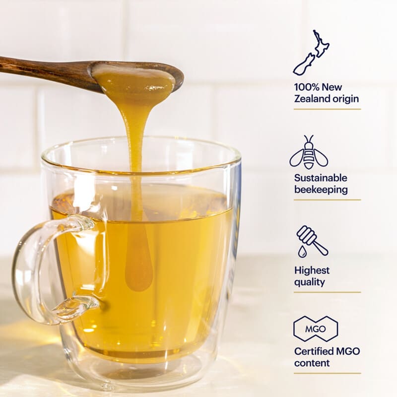 Manuka Health, Miel de Manuka Brut, UMF 6+, MGO 115+, 500 g (17,6 oz)
