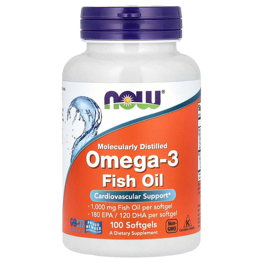 NOW Foods, Omega-3, 180 EPA / 120 DHA, 100 Softgels