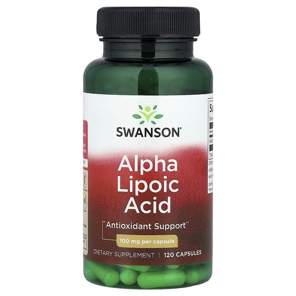Swanson, Alpha Lipoic Acid, 100 mg, 120 Capsules