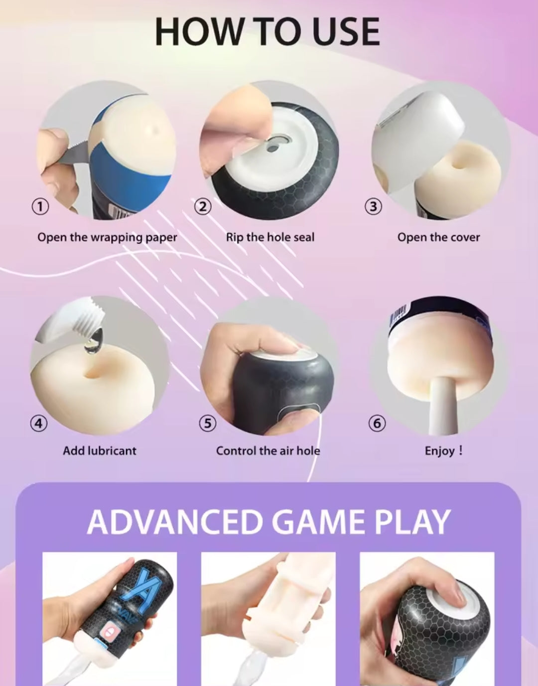 Powerful Sucking Masturbator Cup for Men