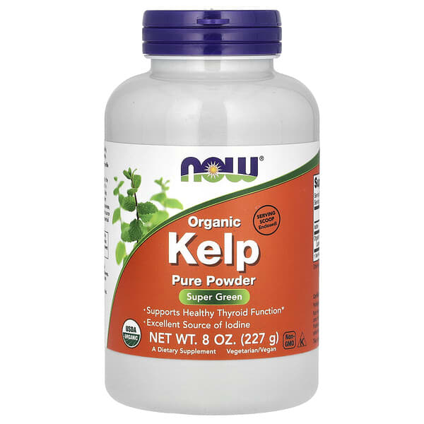 NOW Foods, poudre pure de varech biologique, 227 g (8 oz)