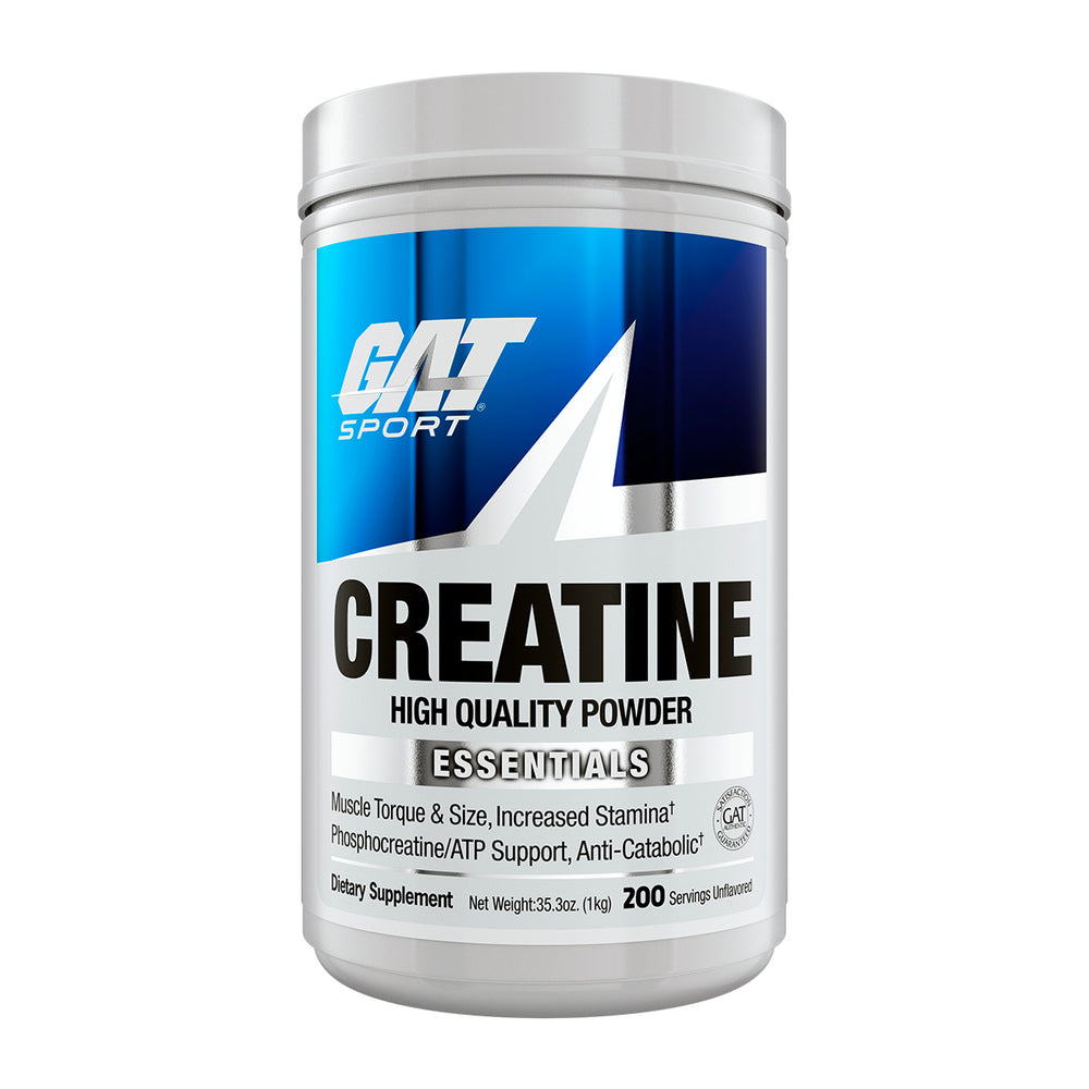 Créatine Micronisée Pure GAT : Absorption Maximale, Sans Ballonnements 200 Portions