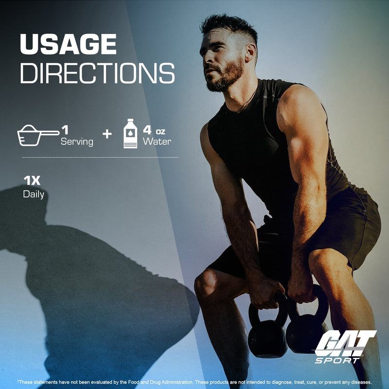 Créatine Micronisée Pure GAT : Absorption Maximale, Sans Ballonnements 200 Portions