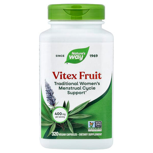 Nature's Way, Fruit de gattilier, 400 mg, 320 capsules végétaliennes