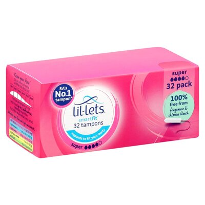 Tampons Lil-lets Smartfit Super – Paquet de 32