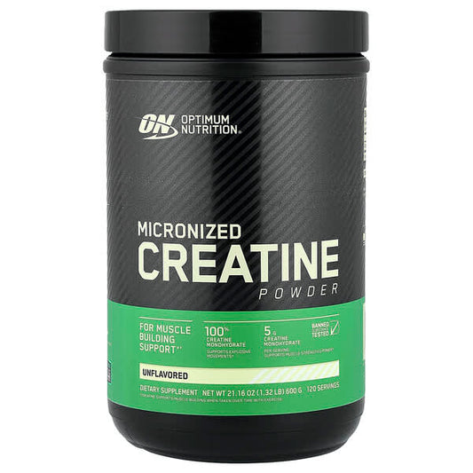 ON Micronized Creatine Powder, 600g (120 Servings) - Unflavored