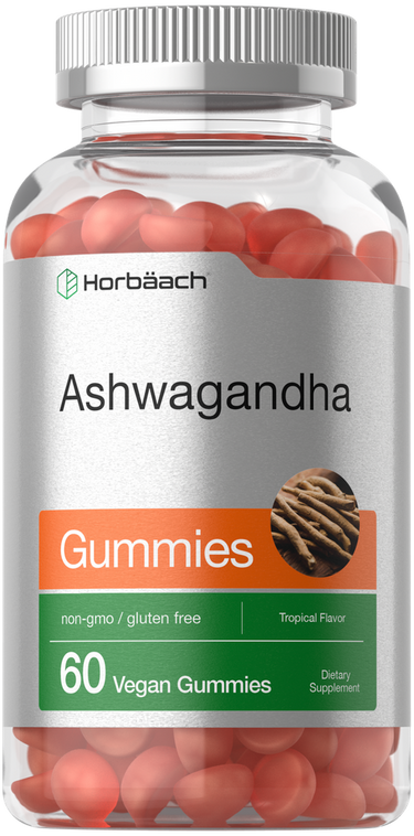 Horbaach Ashwagandha Gummies: Stress Relief & Focus (60 Count)