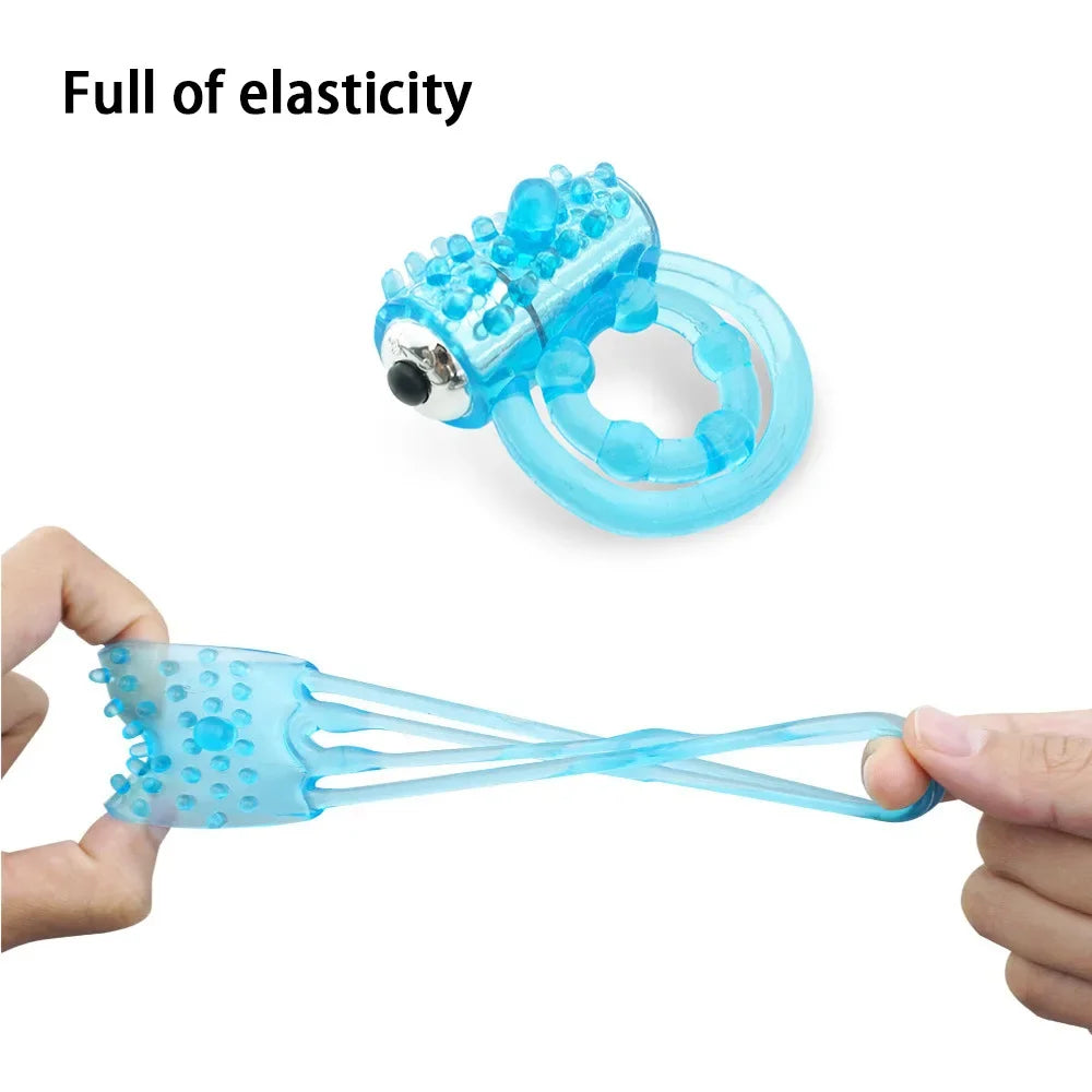 Anneaux vibrant durable Double Cockring

Retarder l'éjaculation précoce Anneau pénien

Jouet sexuel verrouillé pour hommes