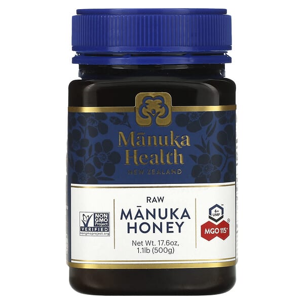 Manuka Health, Miel de Manuka Brut, UMF 6+, MGO 115+, 500 g (17,6 oz)