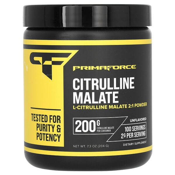 Primaforce L Citrulline Malate, Unflavoured, 7.3 oz (204 g)