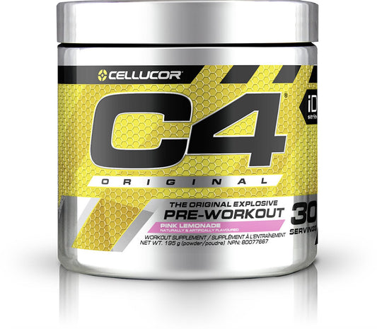 C4 Original Clean Energy, Intense Focus, 30 Servings Pink Lemonade