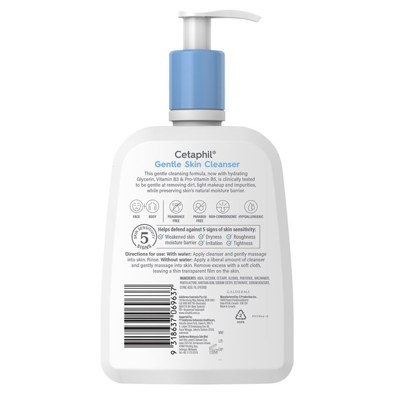 Nettoyant doux pour la peau