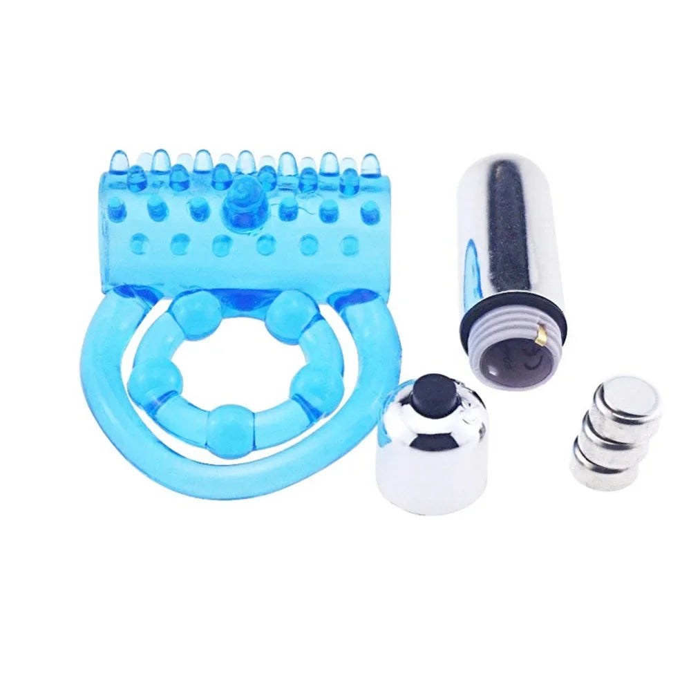 Anneaux vibrant durable Double Cockring

Retarder l'éjaculation précoce Anneau pénien

Jouet sexuel verrouillé pour hommes