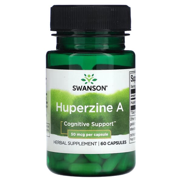 Swanson, Huperzine A, 50 mcg, 60 Capsules