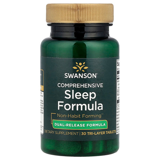 Swanson, Comprehensive Sleep Formula, 30 Tri-Layer Tablets