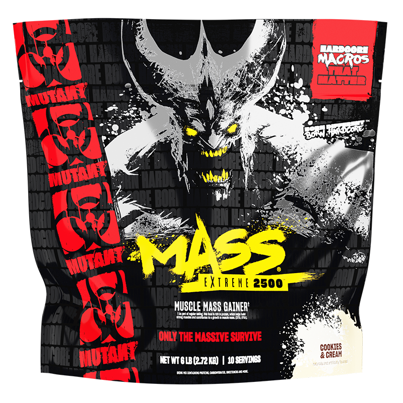 Mutant Mass Extreme 2500 Pure Fuel, Prise de Masse Massive 2500 Calories 10 Portions