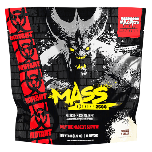 Mutant Mass Extreme 2500 Pure Fuel, Prise de Masse Massive 2500 Calories 10 Portions
