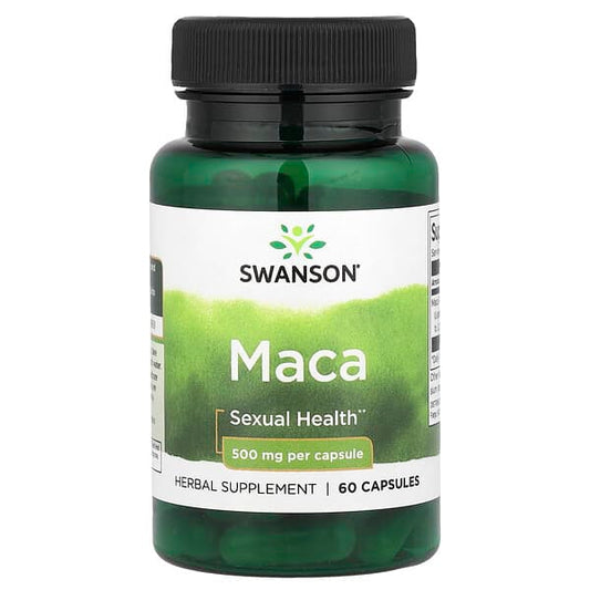Swanson, Maca, 500 mg, 60 Capsules