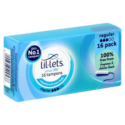 Tampons Lil-lets Smartfit Régulier Paquet de 16