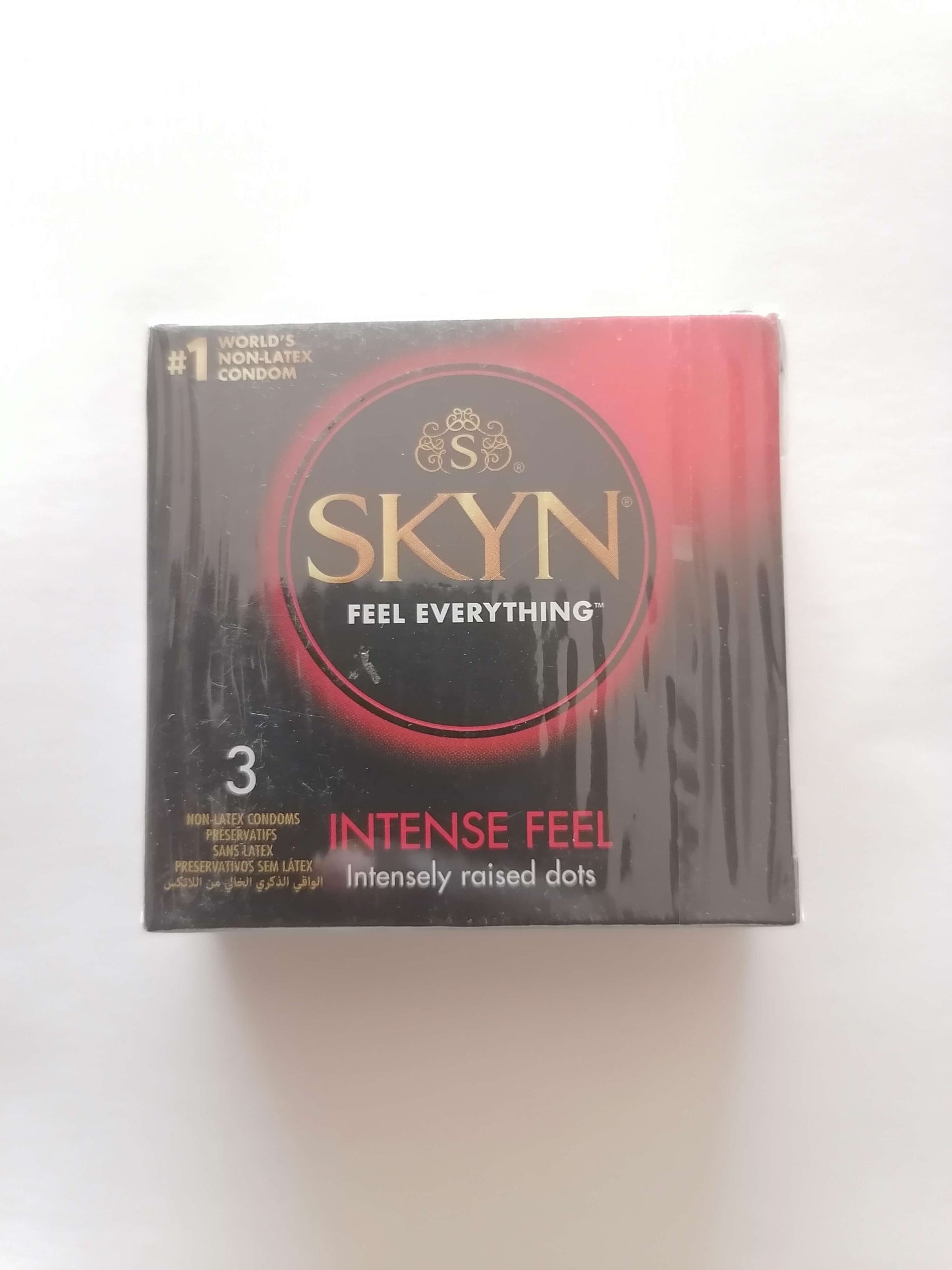Skyn condoms Intense Feel Lubricated 3 Pieces non latex condoms